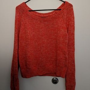 AEO Cropped red sweater